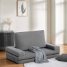 Sofá cama de 2 plazas modular plegable compacto de tela Miranda Venta