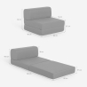 Sillón cama plegable compacto 2 en 1 de tela Betty Coste