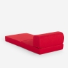 Sillón cama plegable compacto 2 en 1 de tela Betty Características