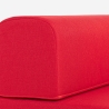 Sillón cama plegable compacto 2 en 1 de tela Betty Medidas