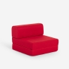 Sillón cama plegable compacto 2 en 1 de tela Betty Precio
