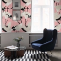 Papel tapiz adhesivo elegante y refinado para sala Aironi Rosa Descueto