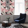 Papel tapiz adhesivo elegante y refinado para sala Aironi Rosa Descueto