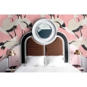 Papel tapiz adhesivo elegante y refinado para sala Aironi Rosa Stock