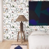 Papel pintado naturaleza colorida para cocina habitación Battito di Ali Descueto