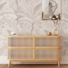 Papel pintado floral elegante para sala de estar Bosco Tropicale Beige Oferta