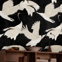 Papel pintado autoadhesivo oriental moderno para sala de estar Aironi Neri Venta
