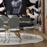 Papel pintado autoadhesivo oriental moderno para sala de estar Aironi Neri Modelo