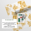 Papel pintado floral vintage artístico blanco y amarillo Toile de Jouy Elección