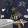 Papel pintado diseño marino realista moderno Peces Tropicales Azules Promoción