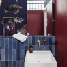 Papel pintado diseño marino realista moderno Peces Tropicales Azules Venta