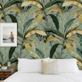 Papel tapiz autoadhesivo selva con árboles Bosque Tropical Verde Promoción