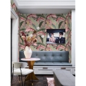 Papel tapiz sofisticado floral estilo jungla Bosco Tropicale Rosa Catálogo