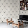 Papel pintado geométrico diseño vintage blanco y negro Art Déco Venta