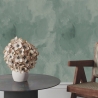 Papel pintado adhesivo elegante para salón Stucco Veneziano Verde Oferta