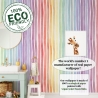 Papel tapiz adhesivo colorido para habitación infantil Righe Arcobaleno Catálogo