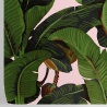 Papel tapiz floral jungla para sala de estar Hojas de Banano Rosa Rebajas