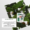 Papel pintado selva tropical para sala moderna Hojas de Banano Descueto