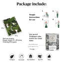 Papel pintado selva tropical para sala moderna Hojas de Banano Catálogo