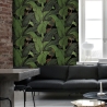 Papel pintado adhesivo de diseño naturaleza selva Hoja de Banano Negra Promoción