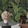 Papel pintado adhesivo de diseño naturaleza selva Hoja de Banano Negra Venta