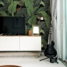 Papel pintado adhesivo de diseño naturaleza selva Hoja de Banano Negra Oferta