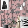 Papel tapiz adhesivo rosa elegante para sala de estar Pellicani Venta