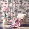Papel tapiz adhesivo rosa elegante para sala de estar Pellicani Rebajas