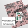 Papel tapiz adhesivo rosa elegante para sala de estar Pellicani Elección