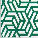 Papel pintado adhesivo para salones modernos Geometrica Verde Stock