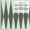 Papel pintado verde diseño geométrico vintage para sala de estar Chevron Rebajas