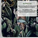 Papel tapiz floral para dormitorio Jungla Botánica Stock
