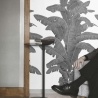 Papel pintado urban jungle plantas blanco y gris Palmas Exóticas Venta