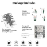 Papel pintado urban jungle plantas blanco y gris Palmas Exóticas Descueto