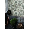 Papel pintado salón con plantas y hojas jungla Botánica Verde Rebajas
