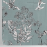 Papel pintado elegante con hojas para dormitorio Ilustraciones Florales Oferta