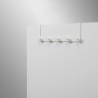 Perchero de puerta ahorrador de espacio de metal con 5 ganchos Swift Oferta