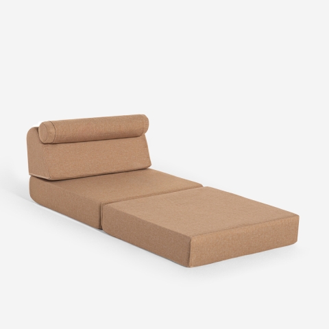 Sillón cama individual plegable compacto de suelo Jasmine Promoción