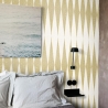 Papel pintado diseño geométrico vintage tejido Chevron estilo escandinavo Venta