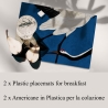Set de 2 manteles individuales lavables 42x30cm Aironi Blu Venta