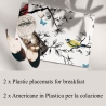 Battiti set de 2 manteles individuales para desayuno lavables 42x30 Venta