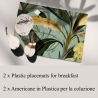 Set de 2 manteles individuales diseño botánico 42x30 Forest Verde Venta