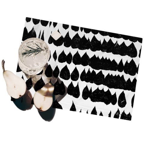 Set de 2 manteles individuales de desayuno estilo moderno 42x30cm Queen Promoción