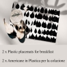 Set de 2 manteles individuales de desayuno estilo moderno 42x30cm Queen Venta