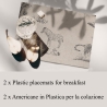 Set de 2 manteles individuales para desayuno estilo vintage natural Savana Venta