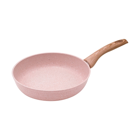 Sartén antiadherente 24cm efecto granito rosa Bisetti Stonerose Promoción