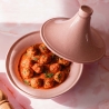 Tajine antiadherente de cerámica rosa 26cm Bisetti Stonerose Venta