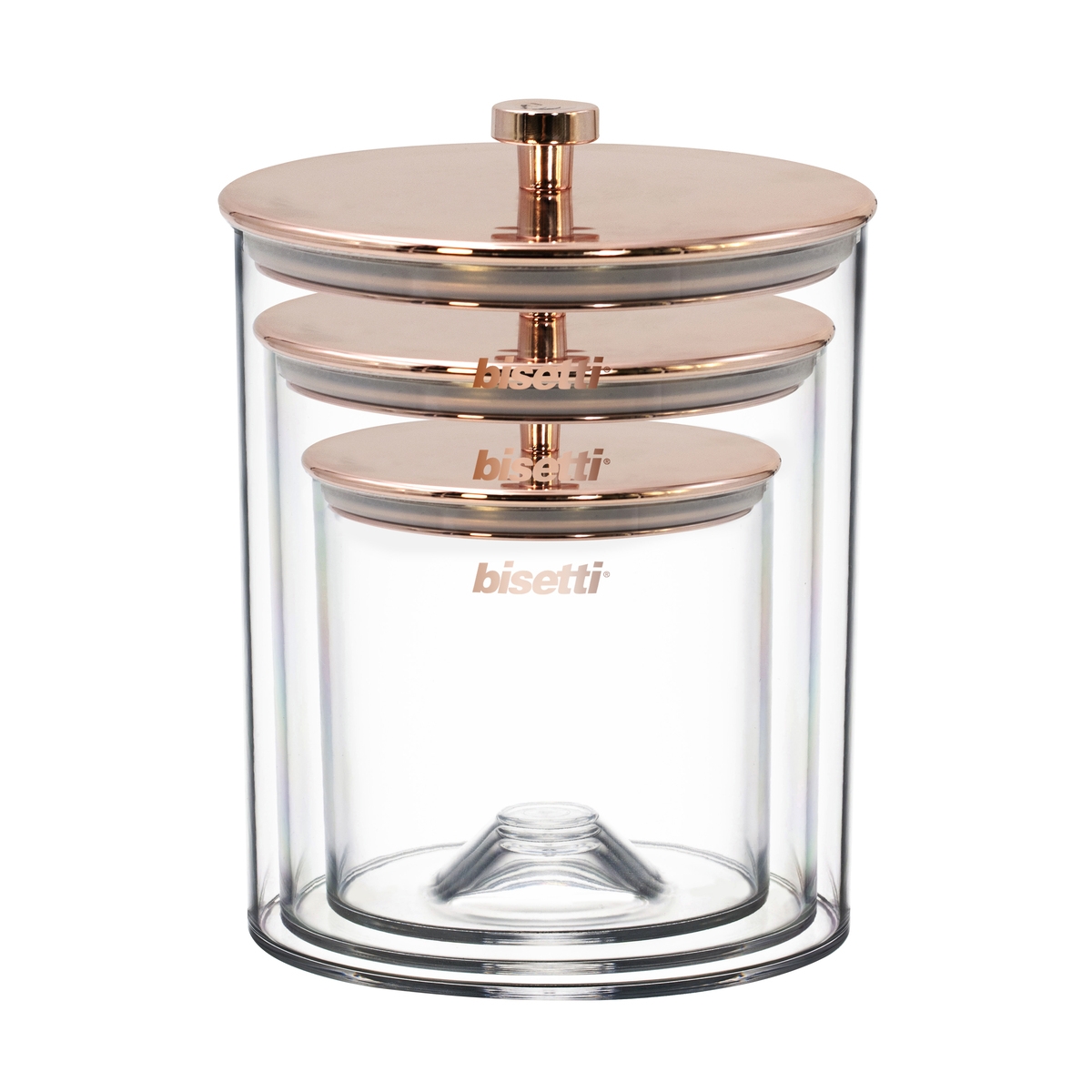 Set de 3 tarros de cocina apilables ahorraespacio conservación frescura Stonerose Promoción