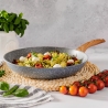 Wok de aluminio antiadherente 28cm efecto piedra Pierre Gourmet Descueto