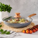 Sartén de aluminio antiadherente 28cm con tapa Pierre Gourmet Venta